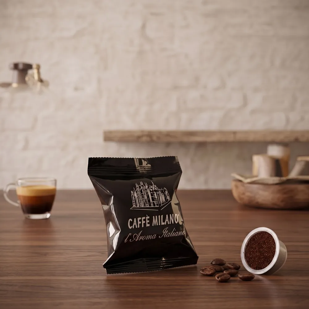 CAFFE MILANO CAPSULES F.A.P BLACK 100 PCS